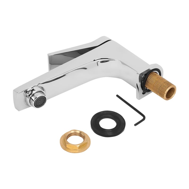 Hindware F410001CP Edge Pillar Tap Foam Flow Cold Only Wash Basin Tap Brass with Chrome Finish - Image 5