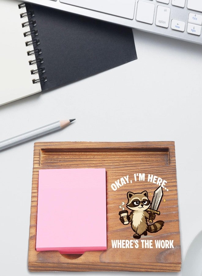 EFFJNSG Funny Coworker Appreciation Sticky Note Holder for Office Desk, Thank You Team Gift with Humor, Playful Work Desk Reminder for Colleague, Boss, Office Friends EDP240 - Image 2