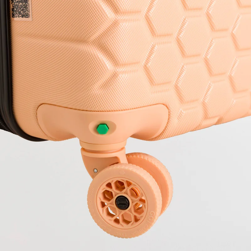 Carpisa Peach Hard Trolleys L-Gotech Green Fw  | Best Price UAE