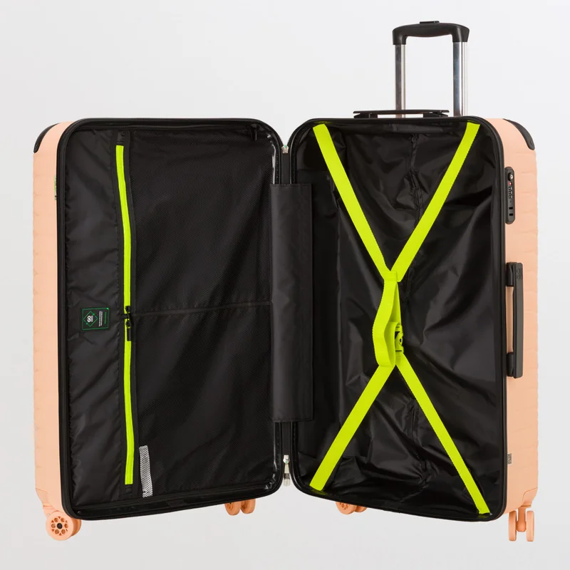Carpisa Peach Hard Trolleys L-Gotech Green Fw  | Best Price UAE