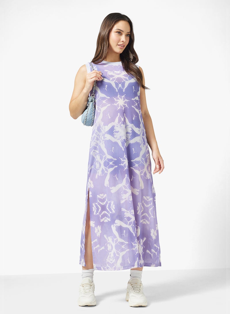 PUMA Abstract Sleeveless Dress - Image 1