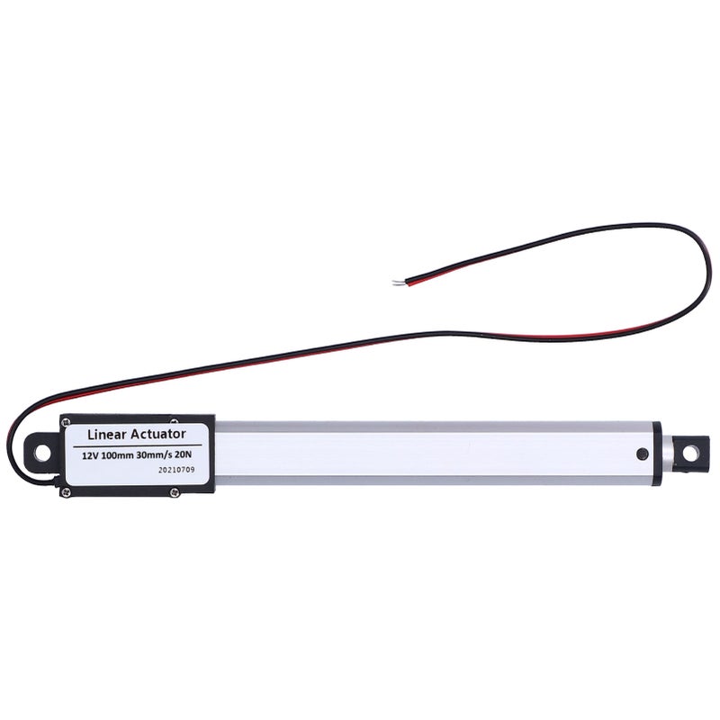 Linear Actuator DC 12V 100mm Internal Limit Switch Low Noise Electric Mini Linear Actuator for Industrial Agriculture30mm/s-20N - Image 1