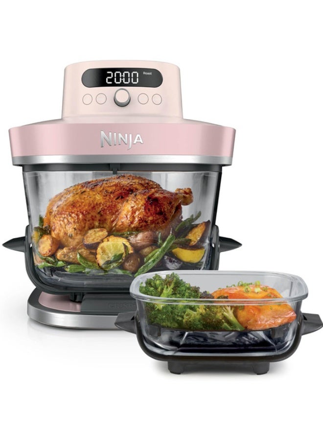 Ninja Crispi Pro 6-in-1 Countertop Glass Air Fryer (Rose Quartz) AS101PKANZ 5.7 L 2050 W AS101PKANZ Rose Quartz - Image 1