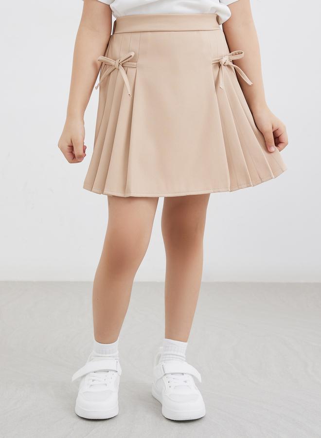 ستايلي طقم تي شيرت بولو ستايلي سادة وتنورة بليسيه - Image 5