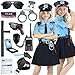 Luucio Police Costume for Girls Police Officer Costume for Kids with Accessories Halloween Costumes for Girls 312 - Image 3