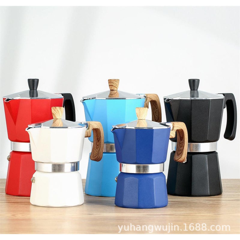 Turkey Octagonal Italian Concentrated Aluminum Coffee Mocha Pot Household Coffee Appliance - Image 2