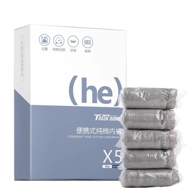 5 Pack Disposable Underwear Women Business Trip Individually Wrapped No-wash Sterile Travel Cotton Size 3XL - Image 5
