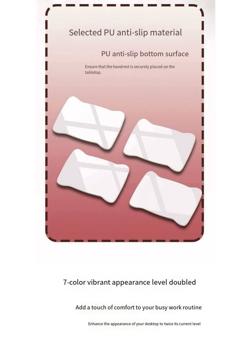 Choco Pie Shaped Slow Rebound Wrist Rest, Anti-Slip Ergonomic Support - Image 2