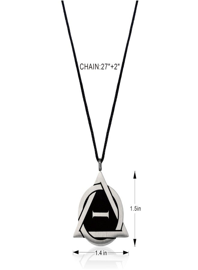 B BBPM Therian Necklace Stainless Steel Therian Pride Symbol Necklace - Image 4