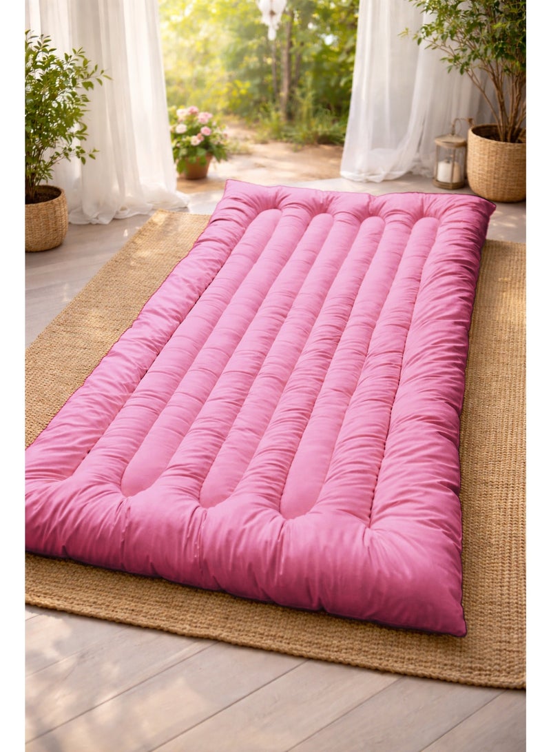 سليب لاند بكج الضيوف والرحلات لون وردي طراحة مع بطانية ومخدة وشنطة تخزين - Image 3