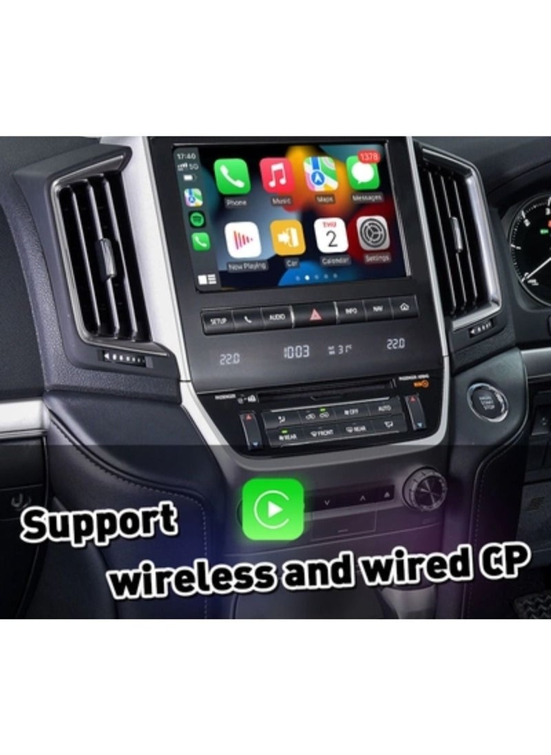 Generic - Toyota Land Cruiser VXR Carplay Interface 2016 To 2021 Support Wireless Carplay Android Auto Support USB Video Playback Rear View Camera Compatible Land Cruiser Carplay Adaptor - Image 1