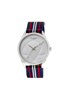 Blade BLADE Retro Football Navy Blue-Red-White 3697GSW6L SS & Nylon 3-Hands Unisex Watch  - Image 1