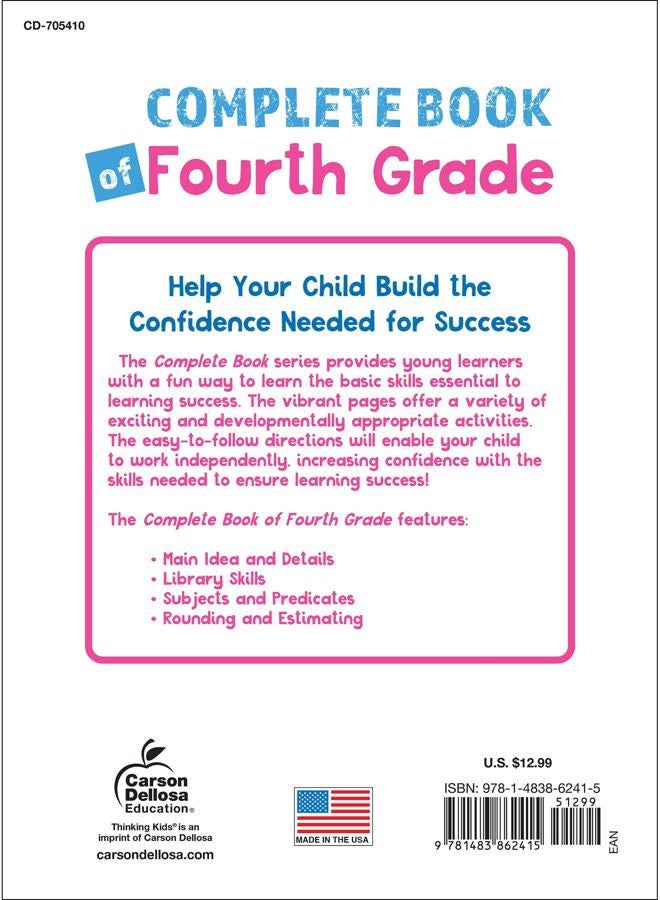 Thinking Kids Complete Book of Fourth Grade - Image 2