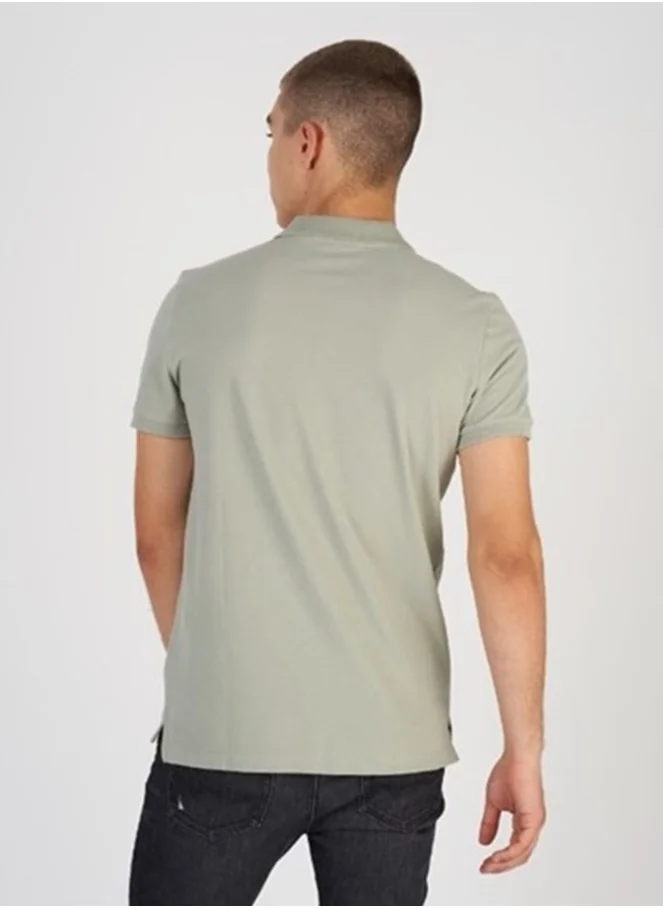 امريكان ايجل Logo Detail Short Sleeve Polo Shirt