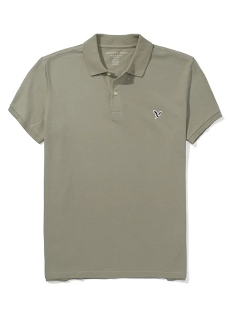 امريكان ايجل Logo Detail Short Sleeve Polo Shirt