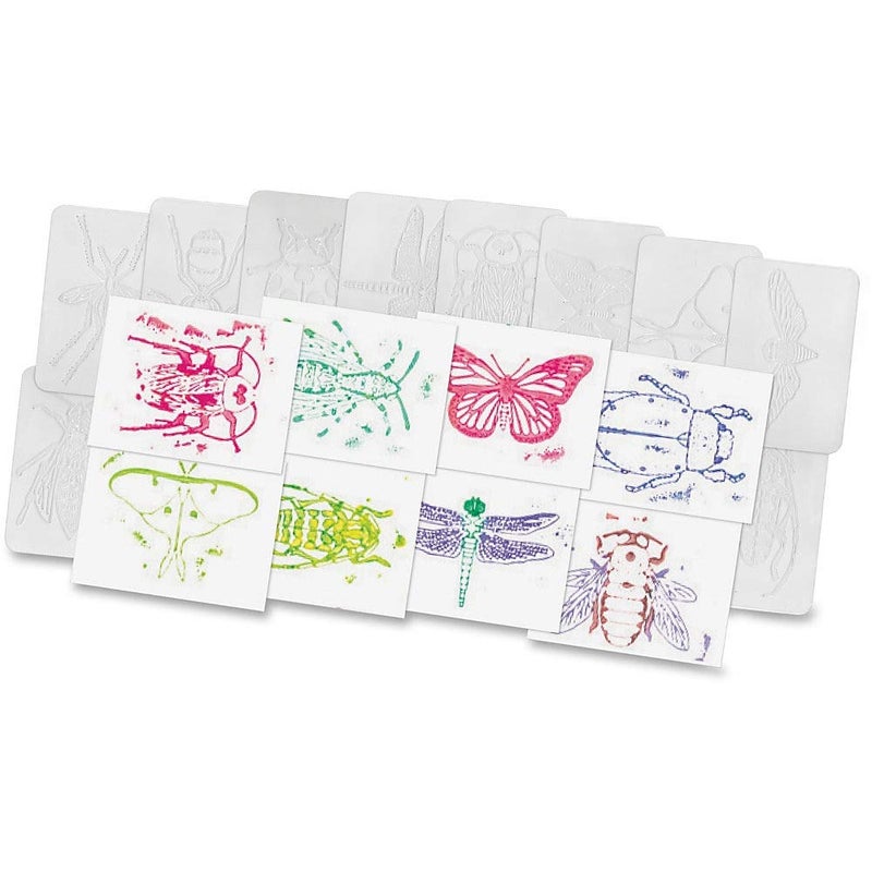 Roylco Rubbing Plates  True Insects Set of 16 no R5803Colors May Vary - Image 4
