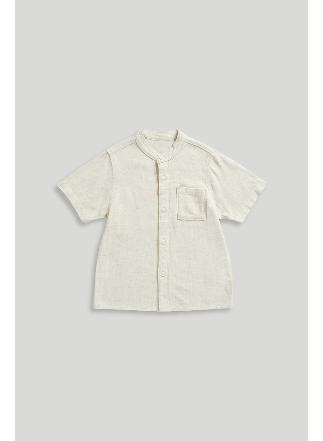 mothercare Linen-Mix Shirt - Image 1