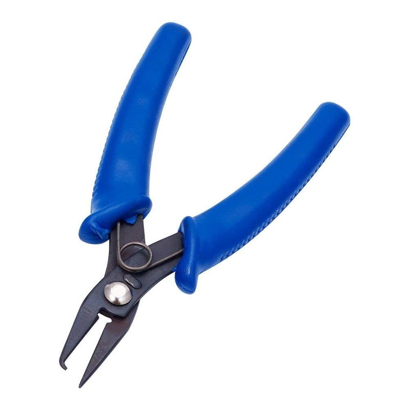 BB Beadthoven Beadthoven Split Ring Opening Pliers Tweezers Opener Tools Jewelry Making Tools Jump Ring Jewelry Pliers for Opening Split Ring or Key Chain Gunmetal Color 140mm - Image 1