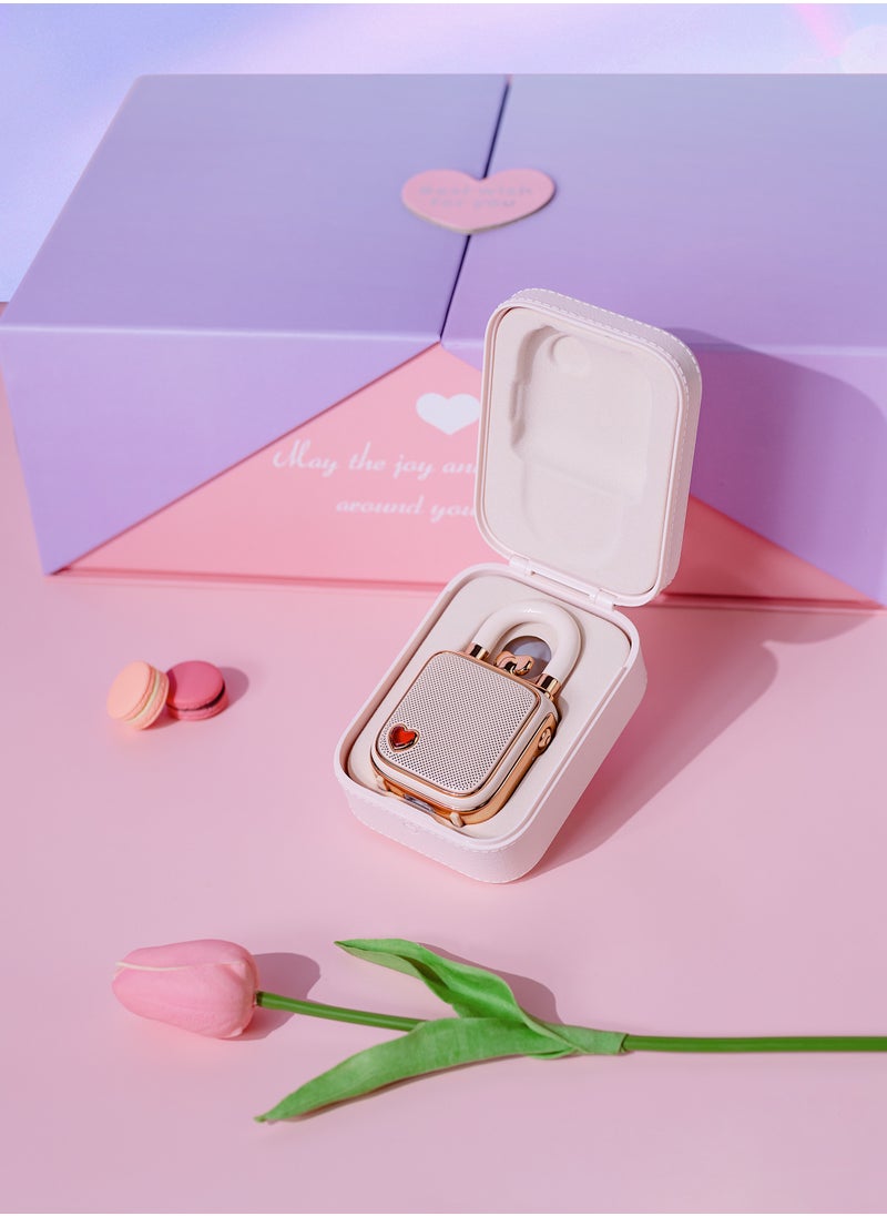 Divoom LoveLock Bluetooth Speaker Pink