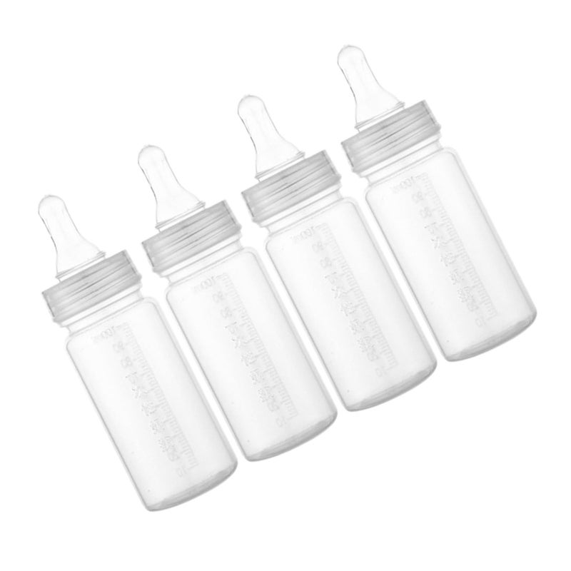 4 Pack Disposable Nursing Bottles With Scale For Hospital And Home Use - Image 2