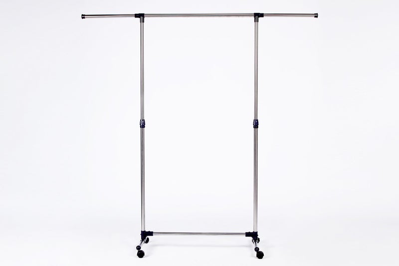 Youlite Youlite SinglePole Telescopic Movable houseware Portable Clothes Rack  - Image 3