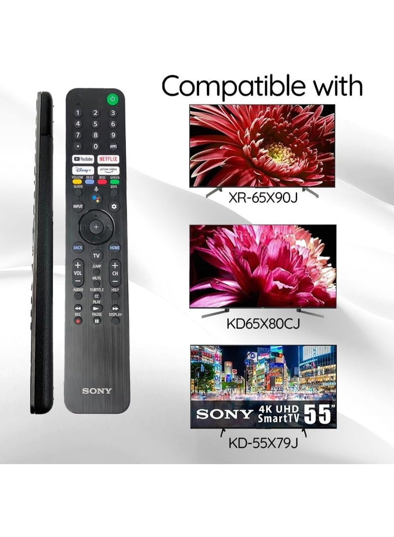 ACLIX Remote Control for Sony Bravia TVs – Compatible with KD-43X80J, XR-50X90J, XR-55A80J & More – Includes Netflix, Disney+, Prime Video, YouTube Buttons - Image 1