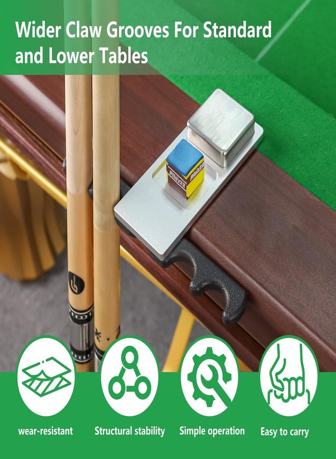 GAMESUN Portable Weighted Pool Cue Holder, chalk holder, billiard cue holder - Image 5