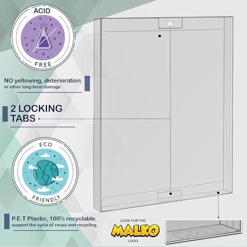 MALKO 10 Pack Blu-Ray SLIPCOVER Protector Case Compatible with: 4K UHD & Blu Ray Slips - Image 3