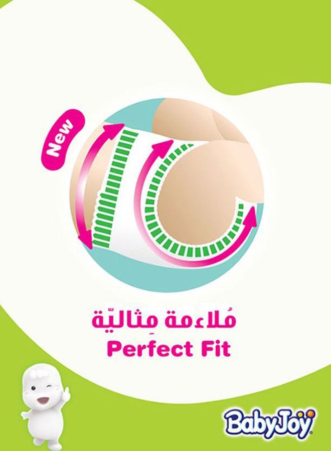 BabyJoy Baby Diapers, Size 2, 3.5 - 7 Kg, 176 Count (44 x 4) - Compressed, Breathable Material - Image 4