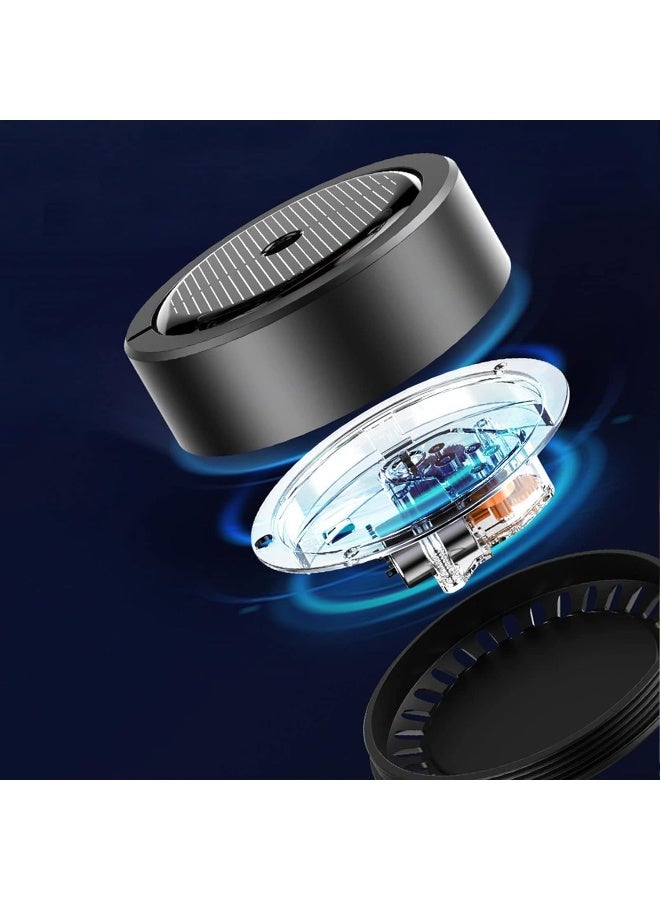 SAFENHAND Solar Energy Car Perfume Air Freshener, Rotating Umbrella Solar Car Aromatherapy Artwork, Creative Car Decoration Car Diffuser - Image 3