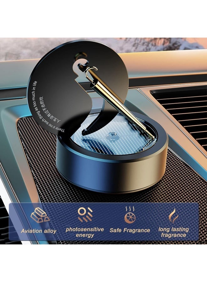 SAFENHAND Solar Energy Car Perfume Air Freshener, Rotating Umbrella Solar Car Aromatherapy Artwork, Creative Car Decoration Car Diffuser - Image 4
