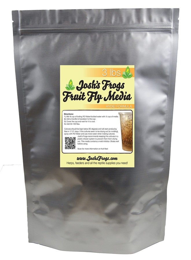 Josh's Frogs The Best HYDEI Fruit Fly Food Media (3 lbs/2.7 Quarts - Makes 20 Fruit Fly Cultures) - Image 1