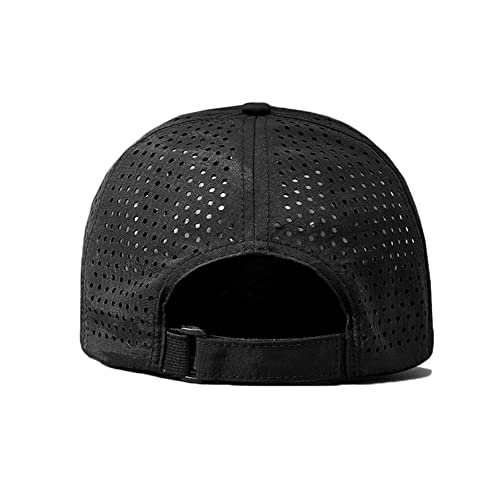 FASHIXD Oversize XXL Baseball Caps,Quick Dry Mesh Sports Hat for Big Heads 22"-25"，Waterproof Lightweight Running Sun Hat. (Black) - Image 4