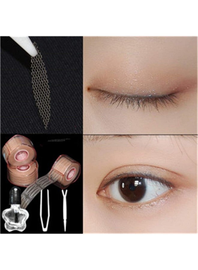shenghang Non Sticky Lace And Breathable Eyelidtape Eyelidlifterstrips Doubleeyelidtapeforhoodedeyesinvisible Instanteyelidliftforunevendroopyhoodedeyelids (Pink B) - Image 2