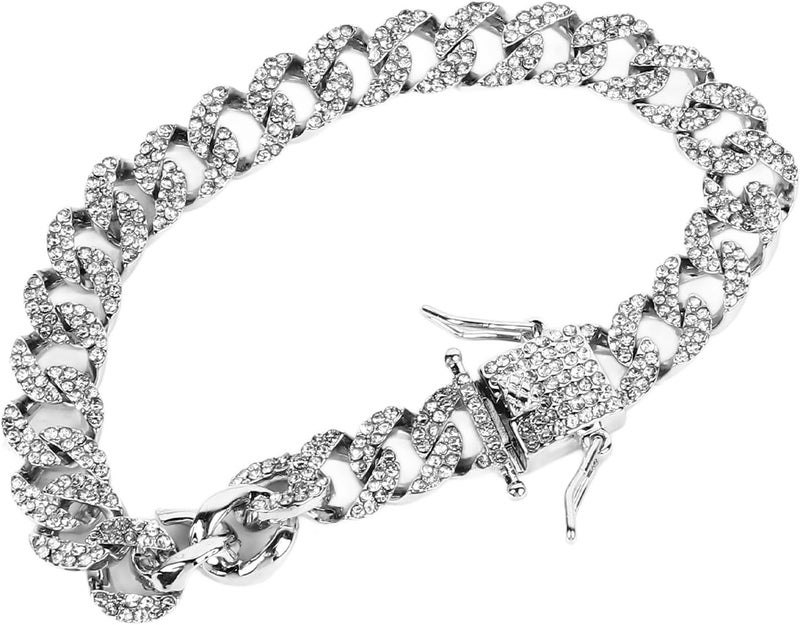 klarako Unique Men Link Chain Necklace, Sturdy Zinc Alloy, Simple and Stylish, 20cm Length, Ideal Accessory for any Occasion - Image 4