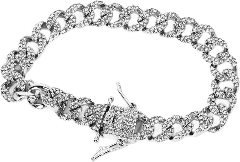 klarako Unique Men Link Chain Necklace, Sturdy Zinc Alloy, Simple and Stylish, 20cm Length, Ideal Accessory for any Occasion - Image 1