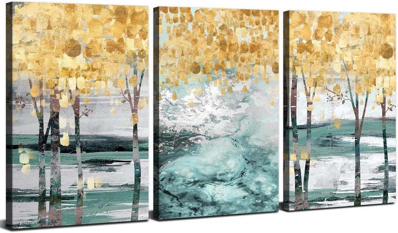 AIYISU Abstract Birch Tree Wall Art Set - Image 1
