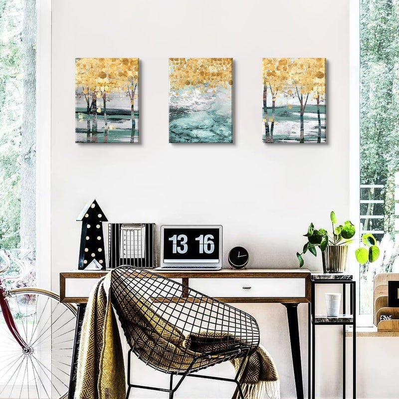 AIYISU Abstract Birch Tree Wall Art Set - Image 2