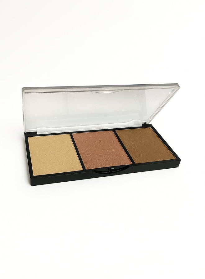 ماسيبو يو أس أيه باليت الوجه 3 في 1 من ماسيبو يو إس إيه (أحمر خدود، كونتور، وهايلايتر) - Image 1