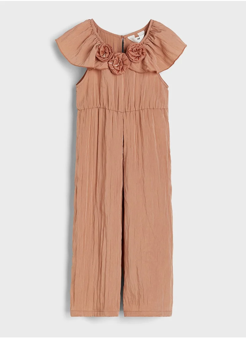 H&M Kids Floral Applique Jumpsuit