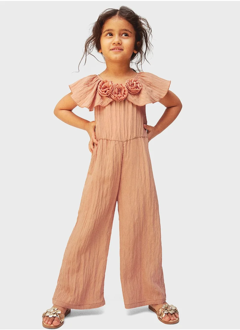 H&M Kids Floral Applique Jumpsuit