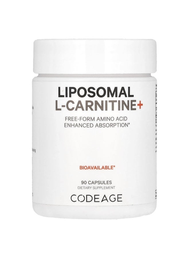 Codeage Codeage, Liposomal L-Carnitine+, 500 mg , 90 Capsules 