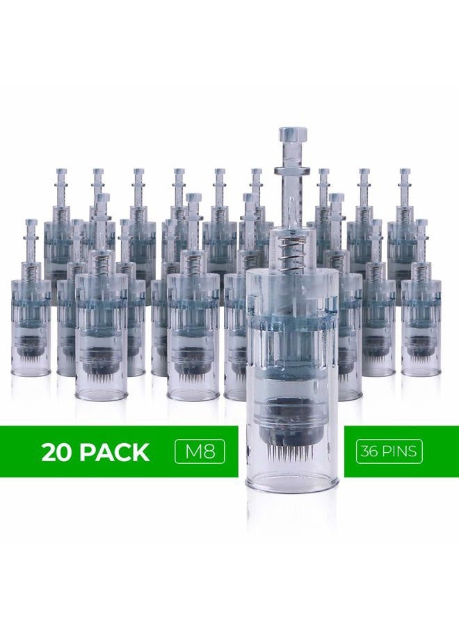 ModiX Dr. Pen Ultima M8 Replacement Cartridges - (20 PACK) - 36 Pins Bayonet Slot - Disposable Replacement Parts - Image 4