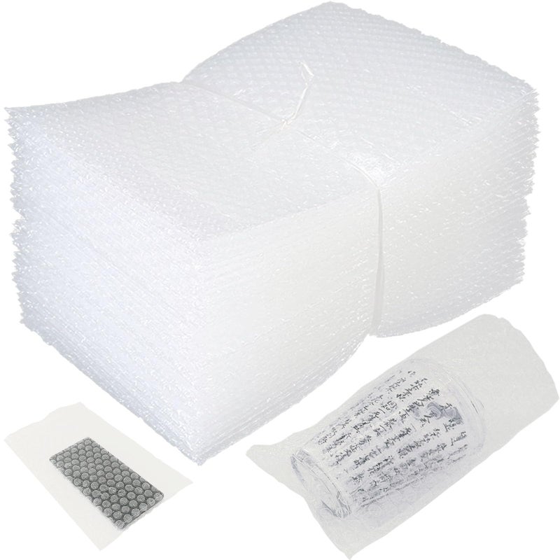 High-PQ 50 Pcs Bubble Pouch Wraps  6''X10'' Clear Bubble Out Bags For Packing  Double Walled Cushioning Bags For Shipping  Storage And Moving - Image 1