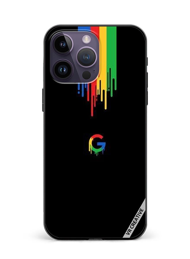 VR CREATIVE Protective Case Cover For Apple iPhone 15 Pro Max Google Design Multicolour - Image 1