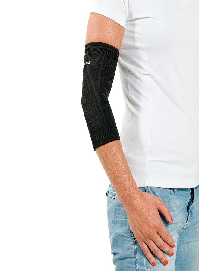 Back on Track Classic Elbow Brace 2-Way Stretch 1200 with Welltex Technology, Black, Small - Image 3