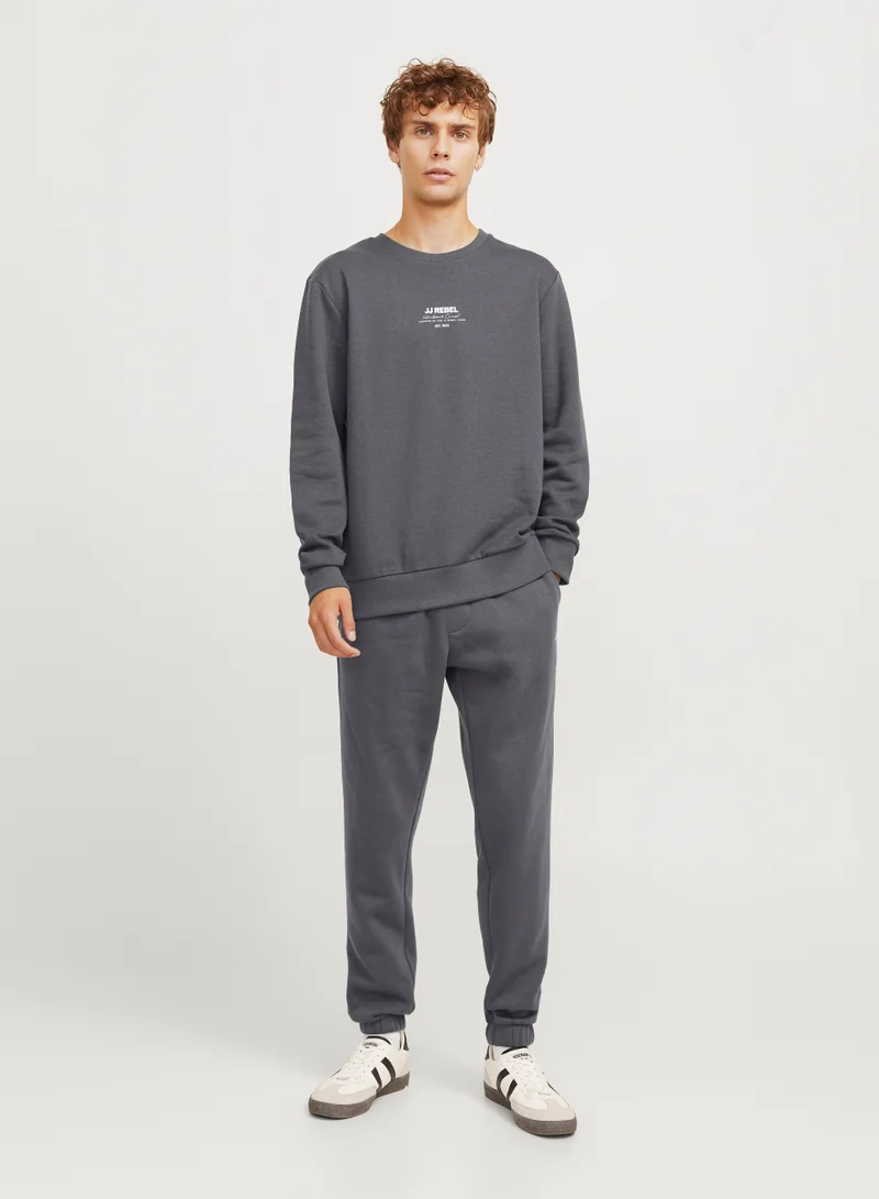 JJ Rebel by Jack & Jones Jrebgorm Reg Rebel Logo Sweat Pants