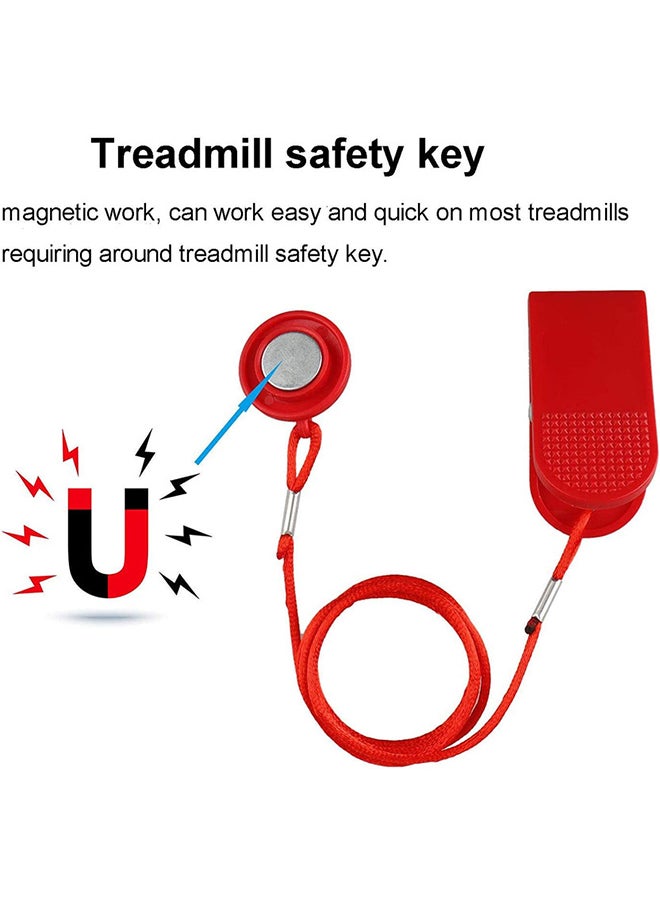 Generic - Magnetic Safety Key For Motorized Treadmill, Fit Most Treadmill Magnet Security Lock - Image 1