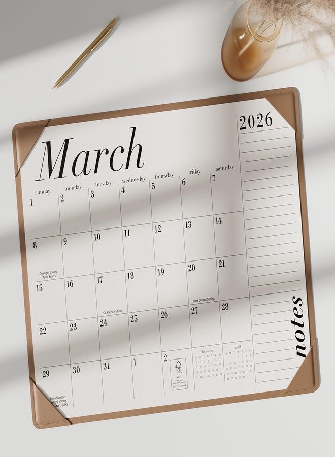 Jotsome Desk Calendar 2026-2027, Large Desk Pad Calendar From Now to June 2027 22x17 inch, Desk Blotter Calendar for Home and Office, Easy Organizing (Apricot, 17" x 22") - Image 5