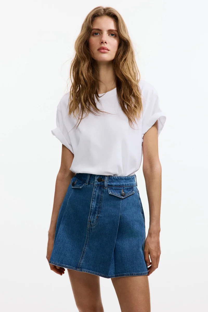 H&M A-line denim skirt